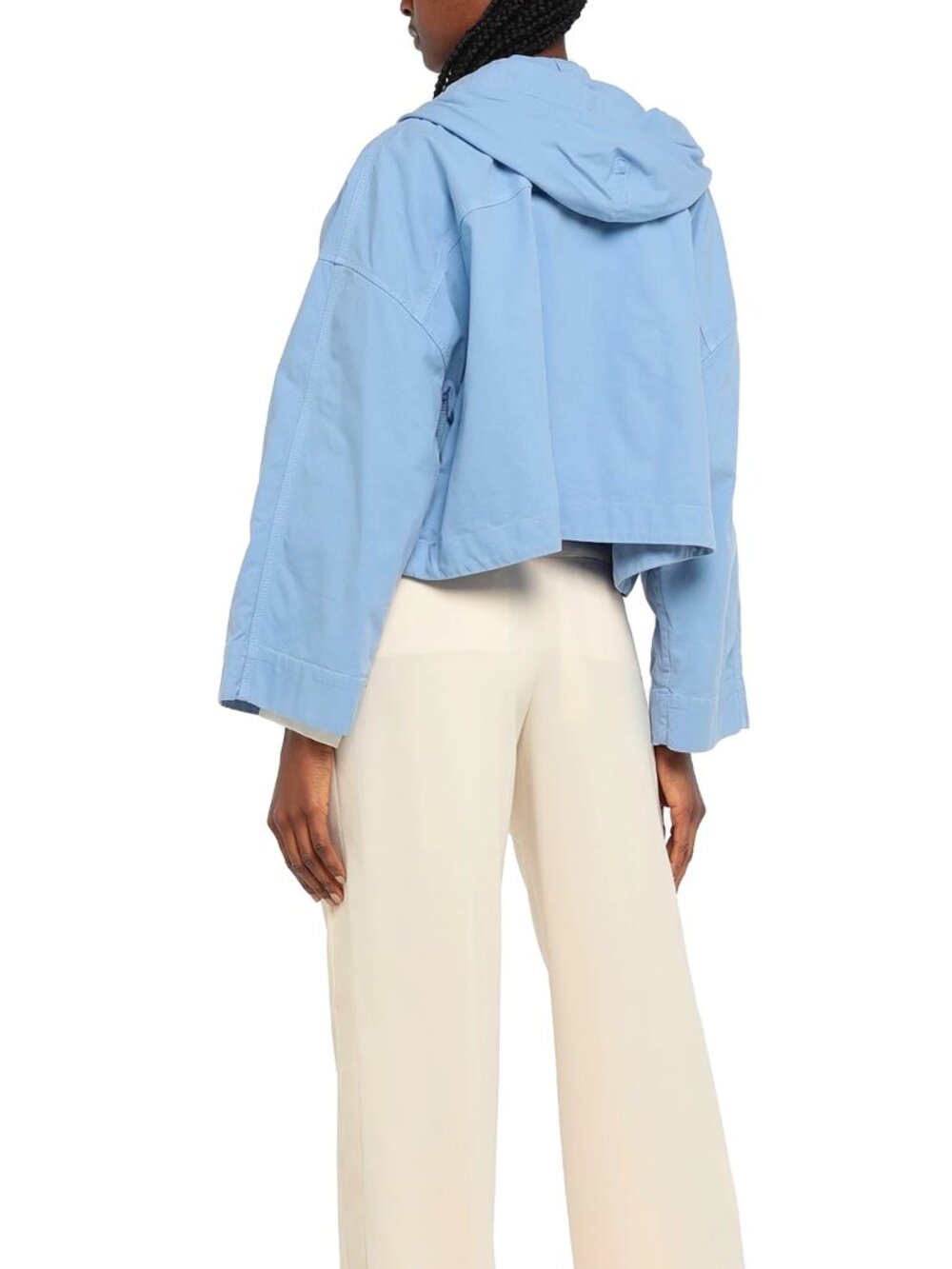 Cropped oversized jacket - Picture 14 of 14
